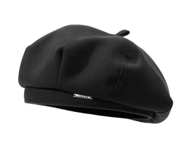 High Quality Hat 100%wool/Acrylic Lady Beret Hats Custom Size Elegant Satin Lining Beret Hats