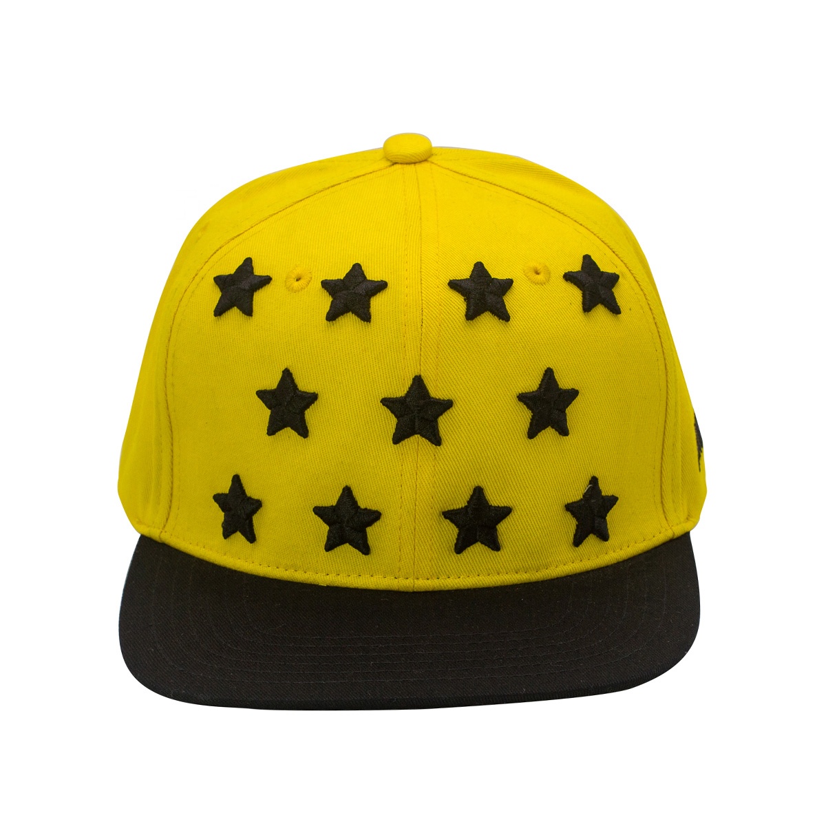 Customized 3D Embroidery Starts Patch Sports Baseball Hat Double Tone Snapback Caps Flat Bill Dad Hats