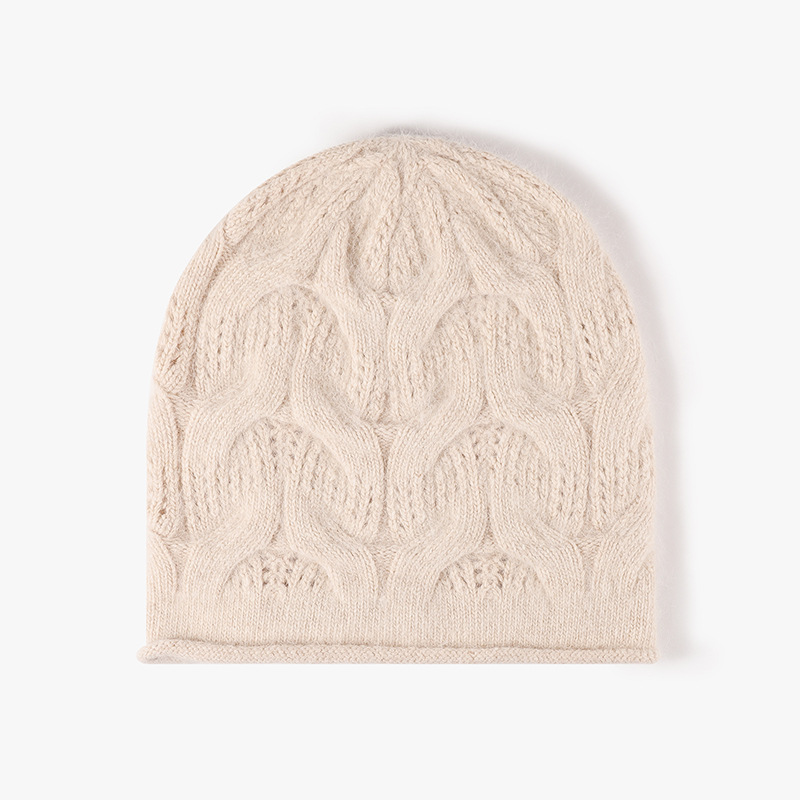 2025 New Fall/Winter Retro Rolled up Warm Knitted Hat  Japanese-style Cool Hat