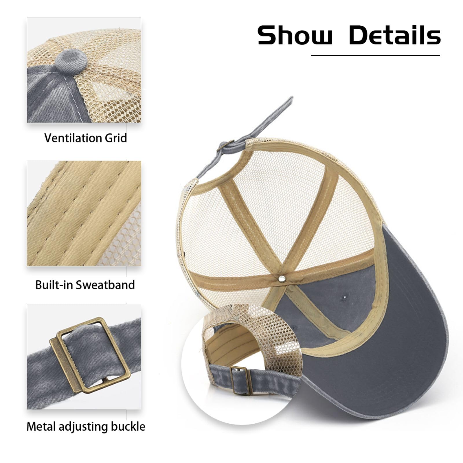 Summer Custom Unisex Sporty Casual Outdoor Beach Travel Adjustable Protection Tennis Trucker Caps