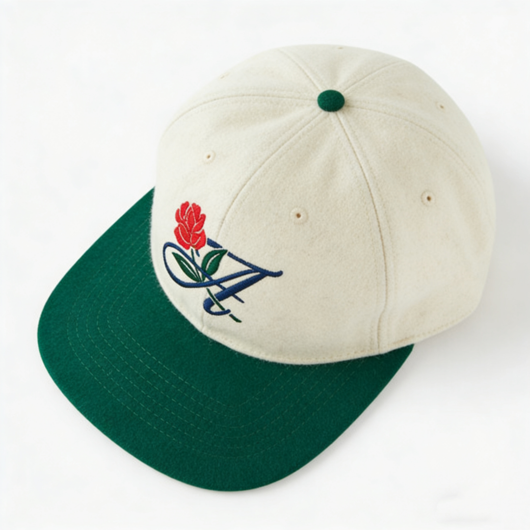 High Quality Wool Blend 6 Panel Two Tone Snapback Caps With Custom Tag Custom Unstructured Soft Hat With Embroidery Logo