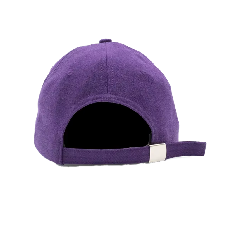 Six-Piece Unstructured Flat Brim Cap Multicolor Wool Embroidered Metal Snapback Canvas Denim Sports Outdoor Winter Cycling Party