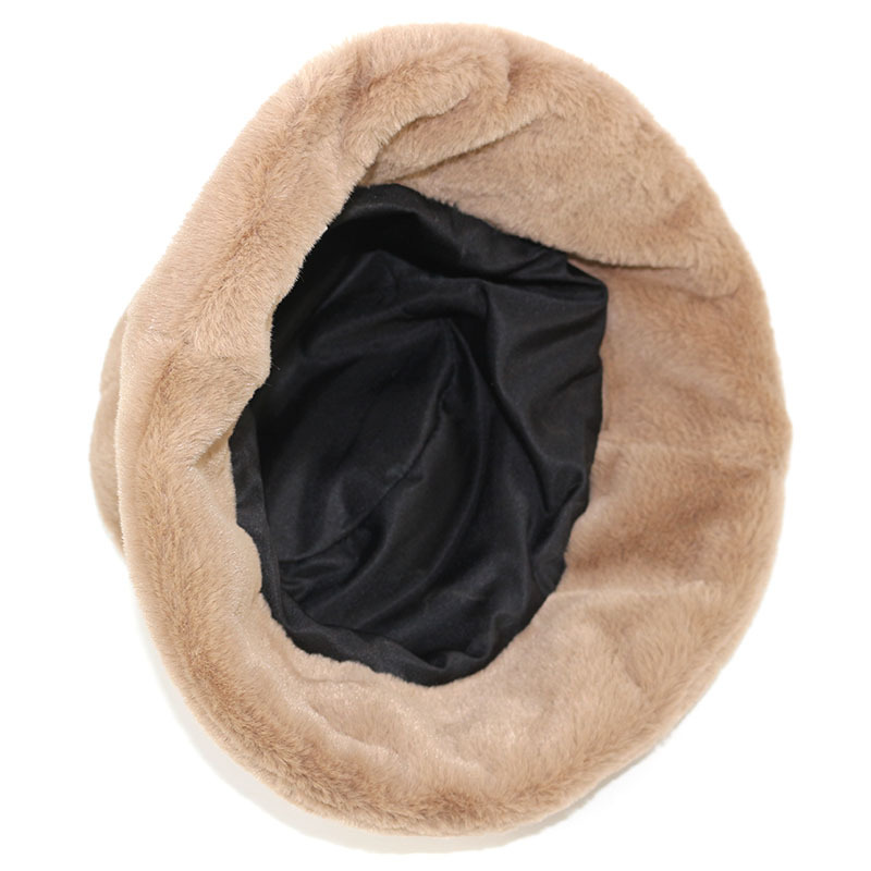 Fisherman Hat Fashionable Plush Bucket Hat for Autumn and Winter Providing Warmth and Insulation Customizable Embroidered Logos