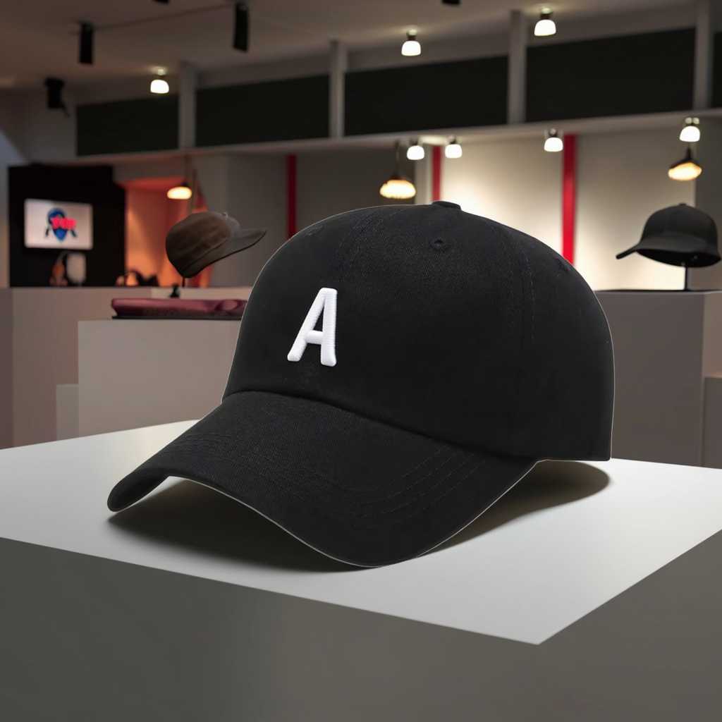 Sporty Embroidery Printed Baseball Caps Made with Common Fabric Features