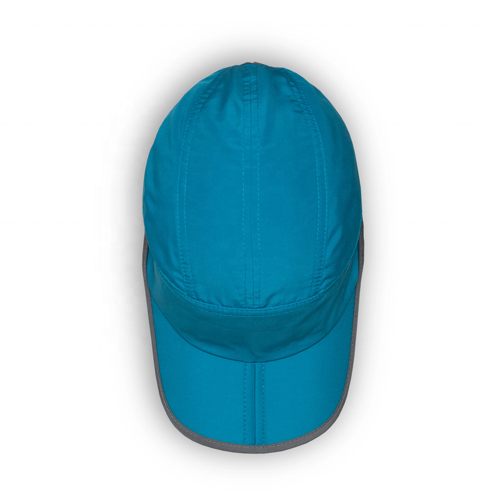 Custom Logo Baseball Hat with Sun Protection Breathable Cool Mesh and Curve Brim Sporty Running Cap Featuring Puff Printing