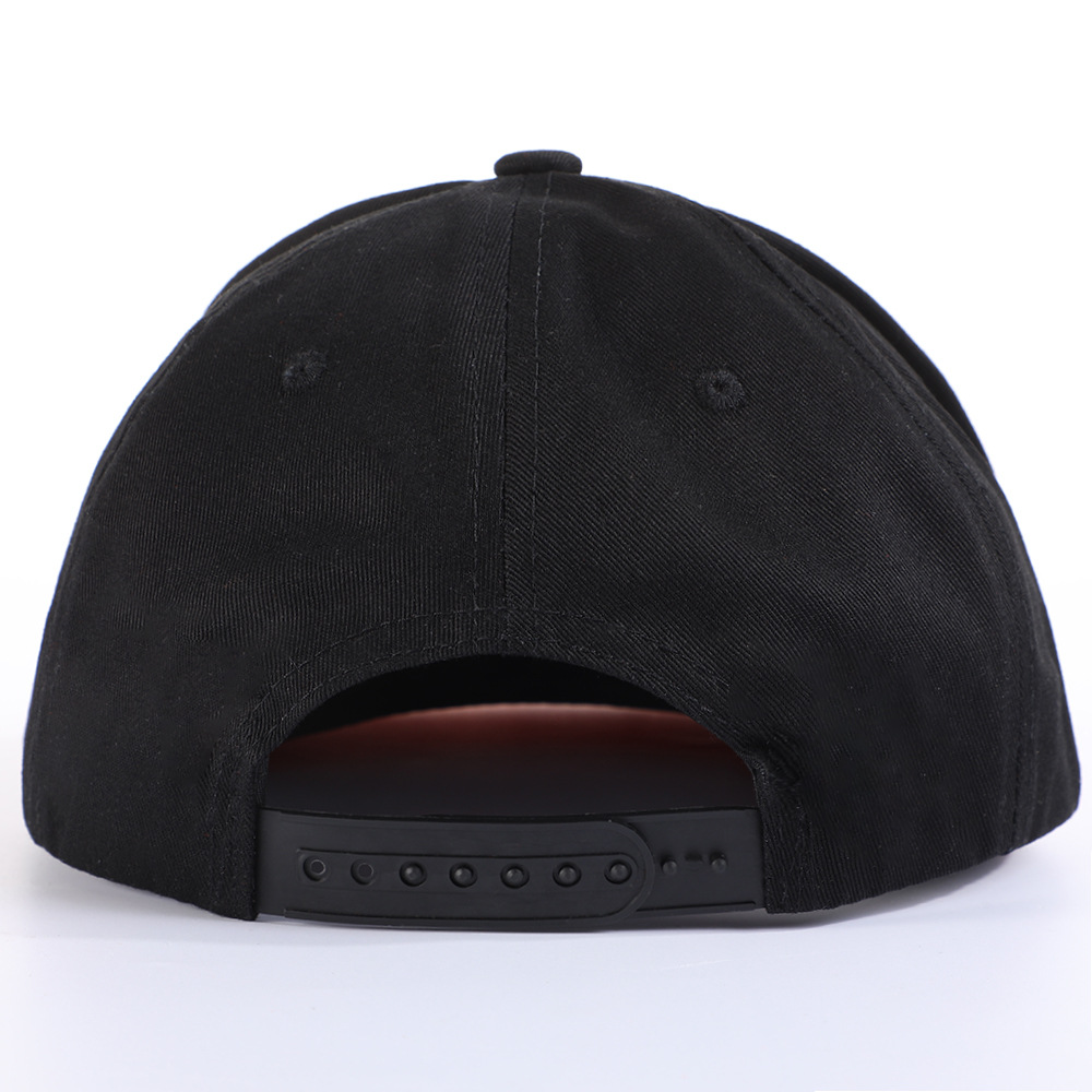 Embroidered Baseball Cap with a Hard Top and Hip-hop Style American Fedora Cap
