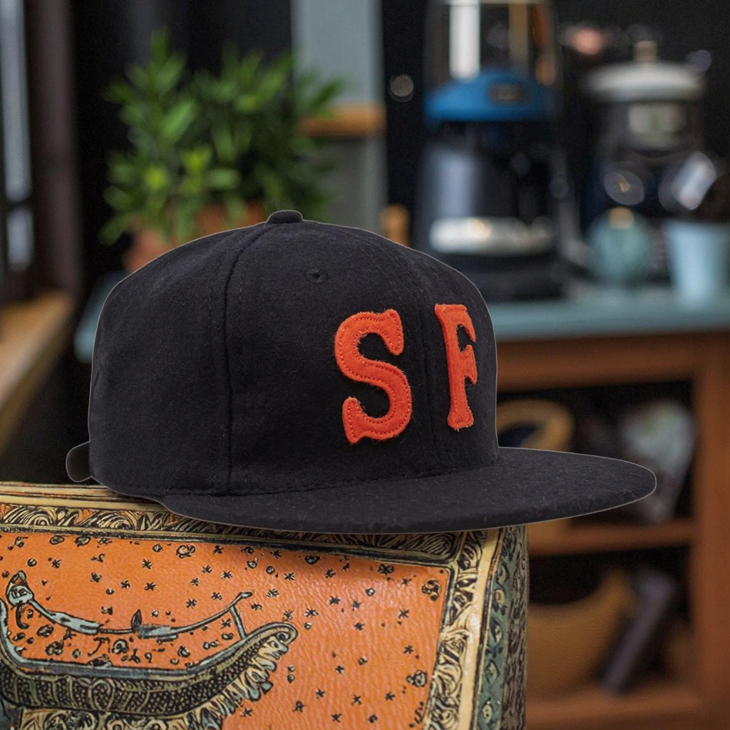Vintage Unstructured 6-Panel Wool Snapback Winter Hat Quality Canvas Character Pattern Outdoor Party Travel Friendly Fashion