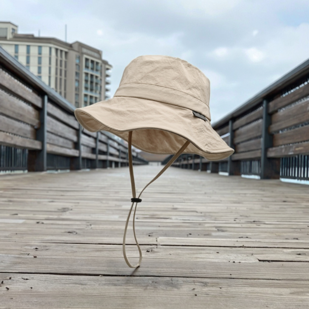 Custom High Quality Polyester Bucket Hat for Men Women Waterproof Fishermen & Beach Sun Protection Wide Brim Stylish Formal Look