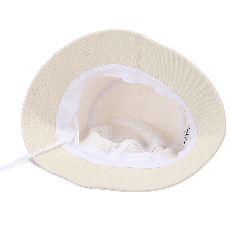 High Quality Custom Designer Embroidery Logo Wide Brim Cotton Bucket Hats