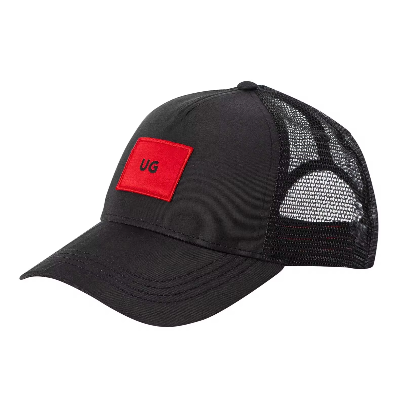 OEM Custom 5 Panel Mesh Snap Back Hat High Quality 112 Trucker Cap Hip Hop Style Embossed Printing Casual Fashion Logo Outdoor