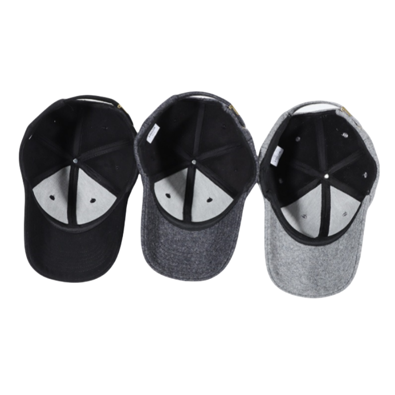 High Quality Wool Blend Baseball Cap Custom Outdoor Wear for Men and Women Popular Hat