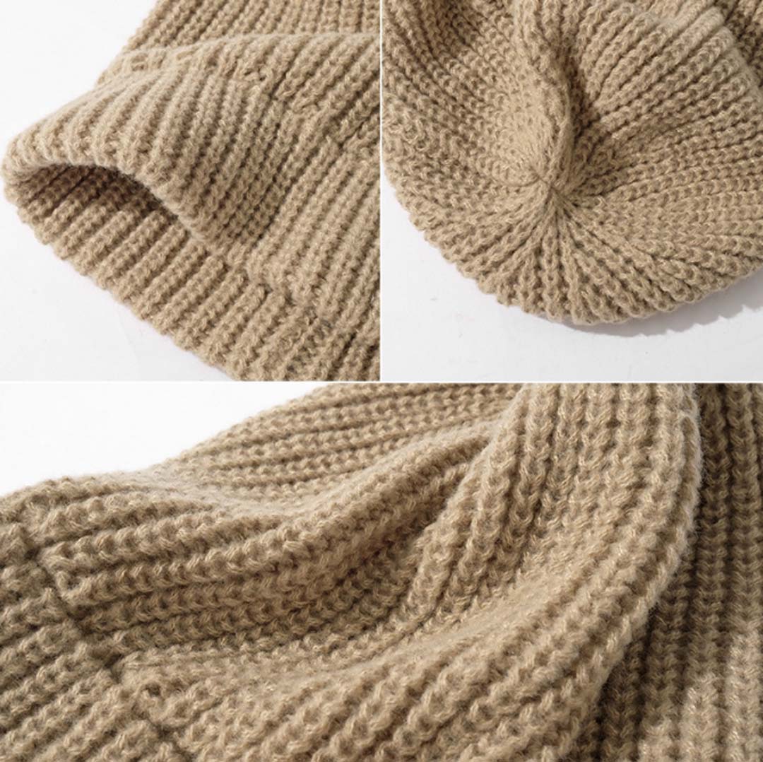 Custom Winter Warm Acrylic Knitted Beanie Cap with 3D Embroidered Design Logo Character Pattern for Travel