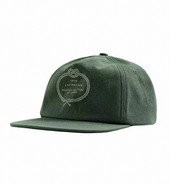 High Quality 100% Cotton Straight-Brimmed Hat with Fashionable Washed-Print and Contrasting Colors Casual Style for Outdoor Use