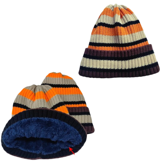 Unisex High Quality Cotton Winter Beanie Hat Custom Warm Knit Cuffed Ski Hats for Men and Women Beach Ski Appropriate Use