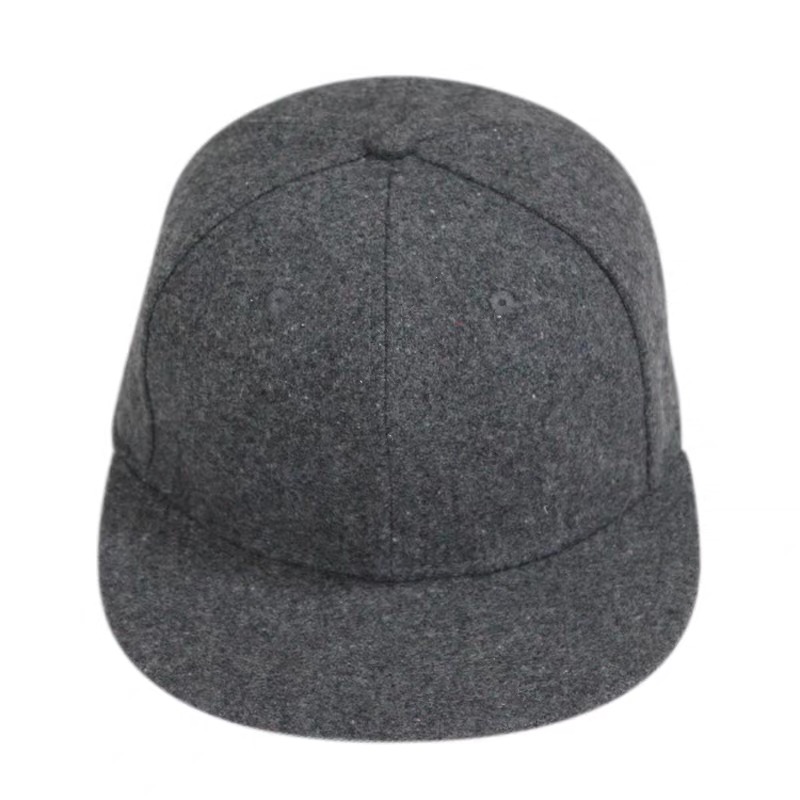 Custom Wool Flat Brim Snapback Cap