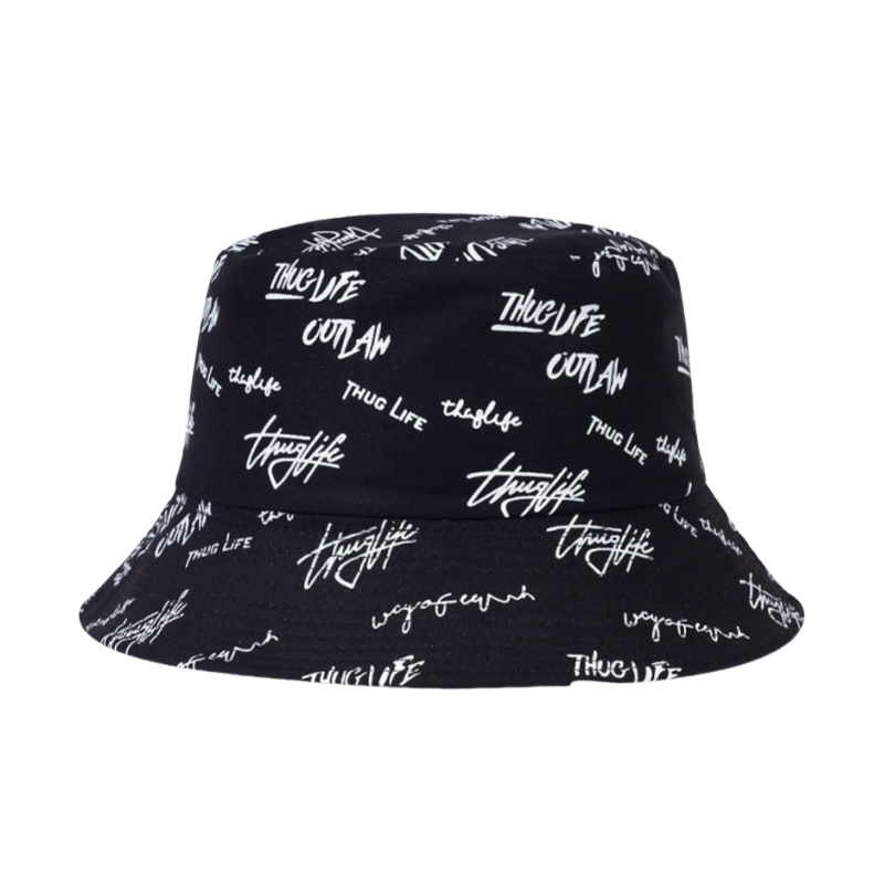 High Quality Custom Printed Logo Bucket Hat Adult Space Print Wide Brim for Summer Sun Protection Fashionable Outdoor Travel