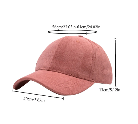 Unisex 6-Panel Baseball Cap Faux Suede 100% Polyester Ethnic Curved Classic Adjustable Fashion Sun Hat Outdoor Sports