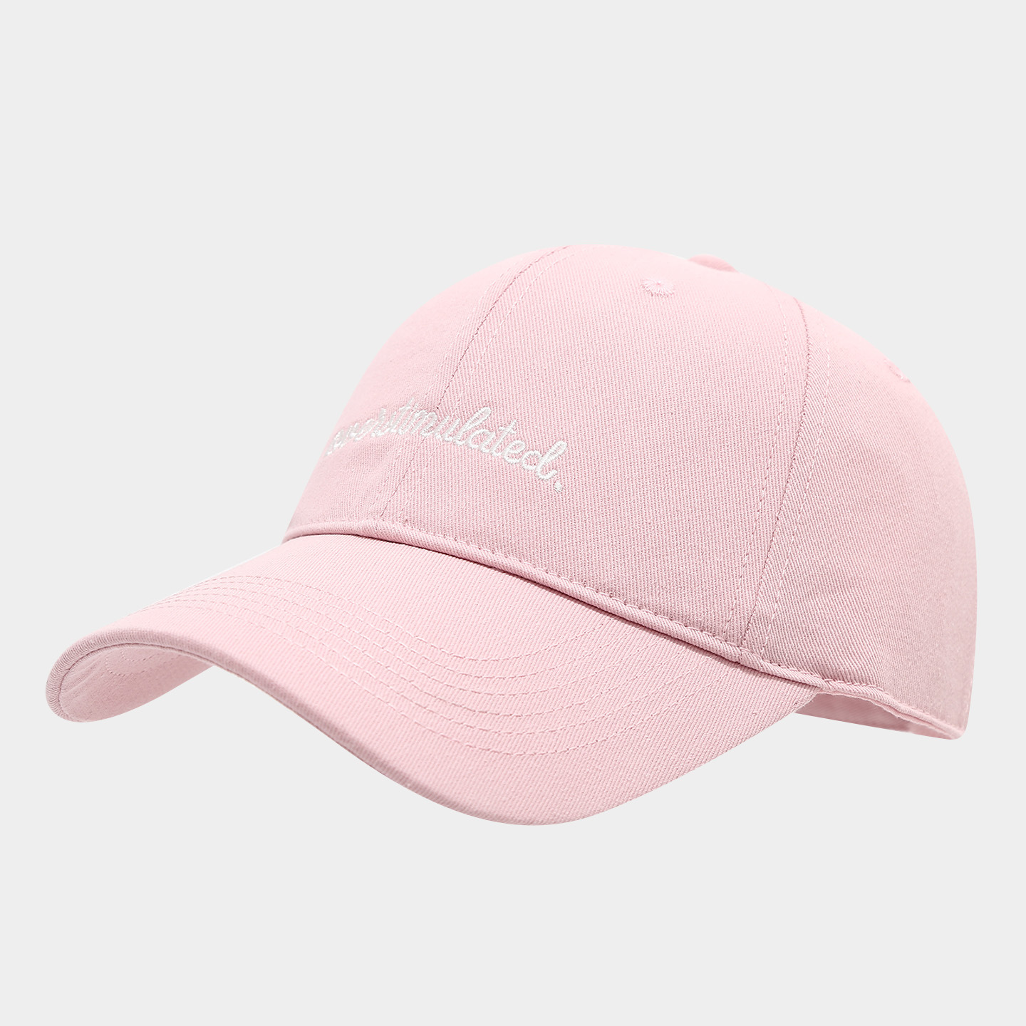 High-quality Denim Cap with Embroidery Baseball Cap with Sun Protection Adjustable Brim Design