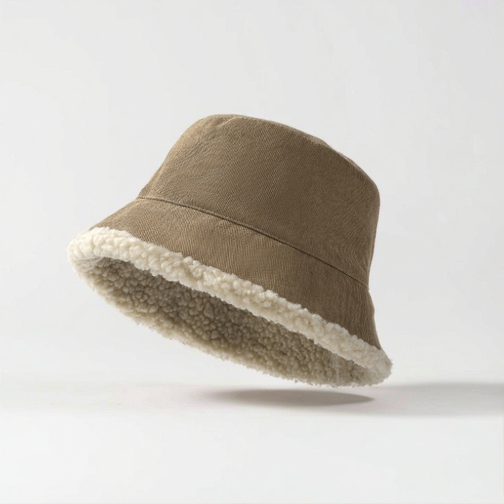 Polyester/Wool Blend Adjustable Winter Fishing Cap for Women-Outdoor Warm Hat