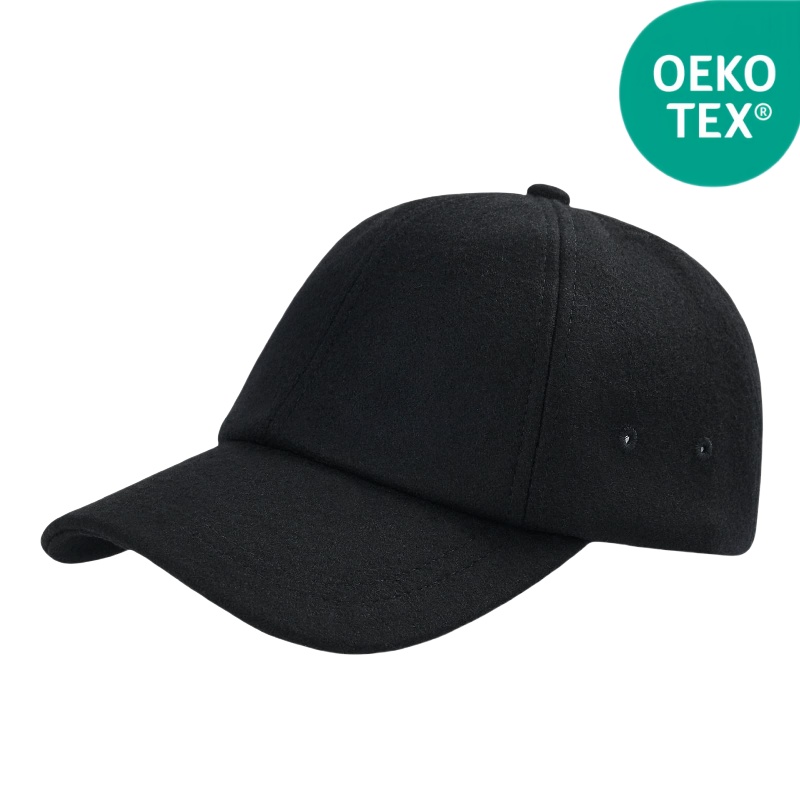 High Quality Wool Baseball Cap for Men Women Custom Logo Unstructured Outdoor Vintage Hat Metal Buckle Closure Popular Design