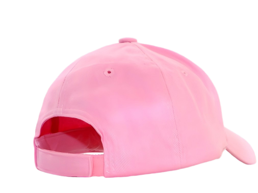 Light Pink Contrast Stripe Baseball Cap for Unisex Cotton Twill Adjustable Strap for Outdoor Sport Travel Daily Wear Custom Logo