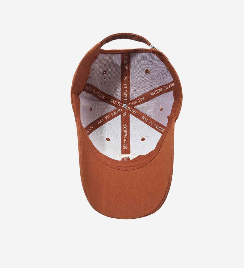 Letter 'C' Embroidered 100% Cotton Hard-brimmed Wide-brimmed Adjustable Sun Visor Baseball Cap Silver Copper Buckle for Street