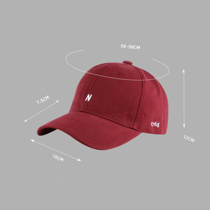 New Trendy Baseball Cap with Letter Embroidery Sun protection and Sun-blocking for Casual Wear