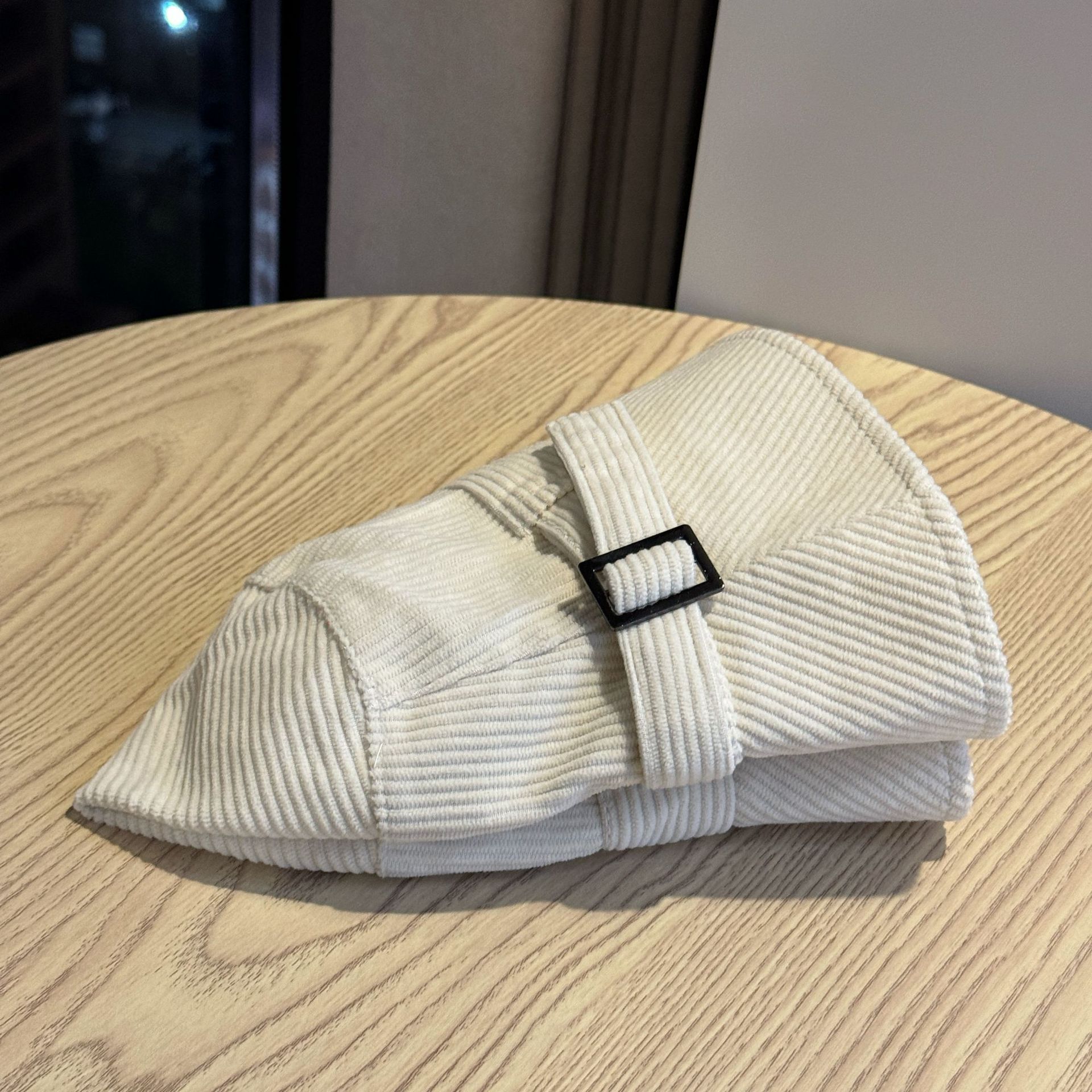 Fisherman Hat Women's New Autumn-winter Corduroy Bucket Style Hat Elegant for Outdoor Use