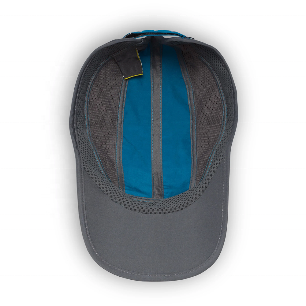 Custom Logo Baseball Hat with Sun Protection Breathable Cool Mesh and Curve Brim Sporty Running Cap Featuring Puff Printing