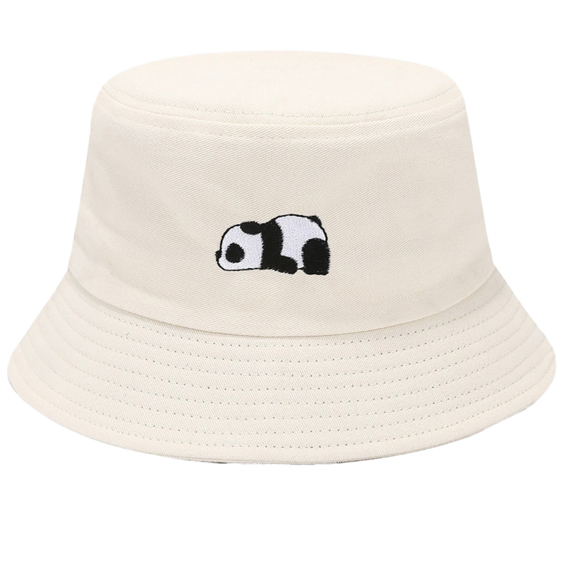 High Quality Custom Designer Embroidery Logo Wide Brim Cotton Bucket Hats