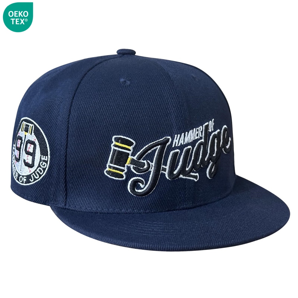 Unisex High Quality Flat Brim Snapback Cap Custom Logo 3D Embroidery Snapback Cap Street Style Vintage Hip Hop Outdoor Use