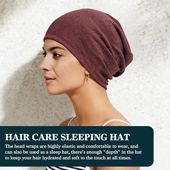 Beanie Hat for Unisex Adjustable Breathable Knit Slouchy Soft Cotton Custom Logo for Everyday Outdoor Wear