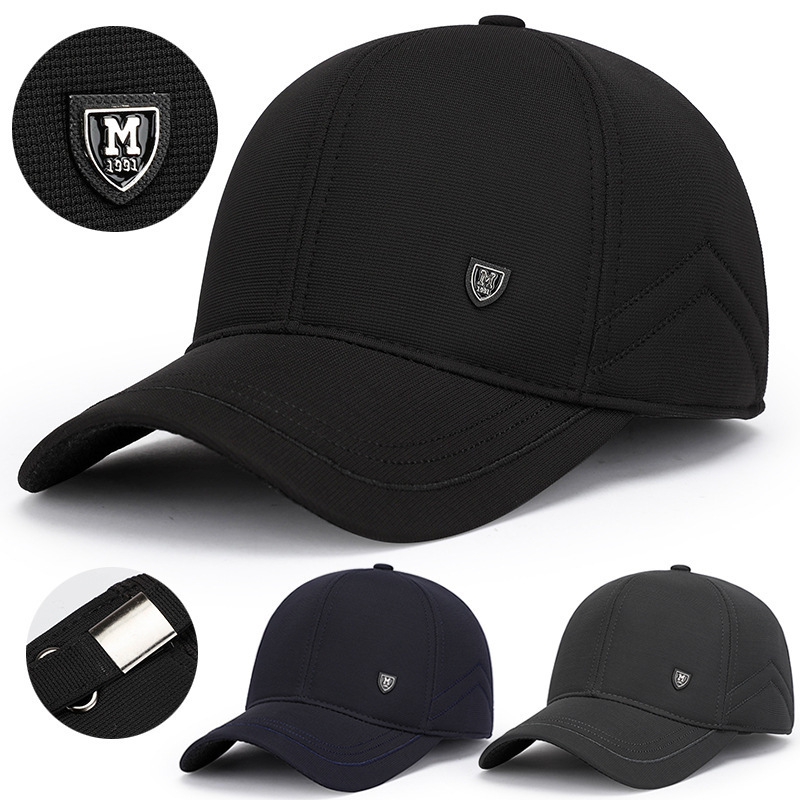 Baseball Cap  Winter and Autumn Thickened Fleece Hat for Warmth and protection Dad's Hat
