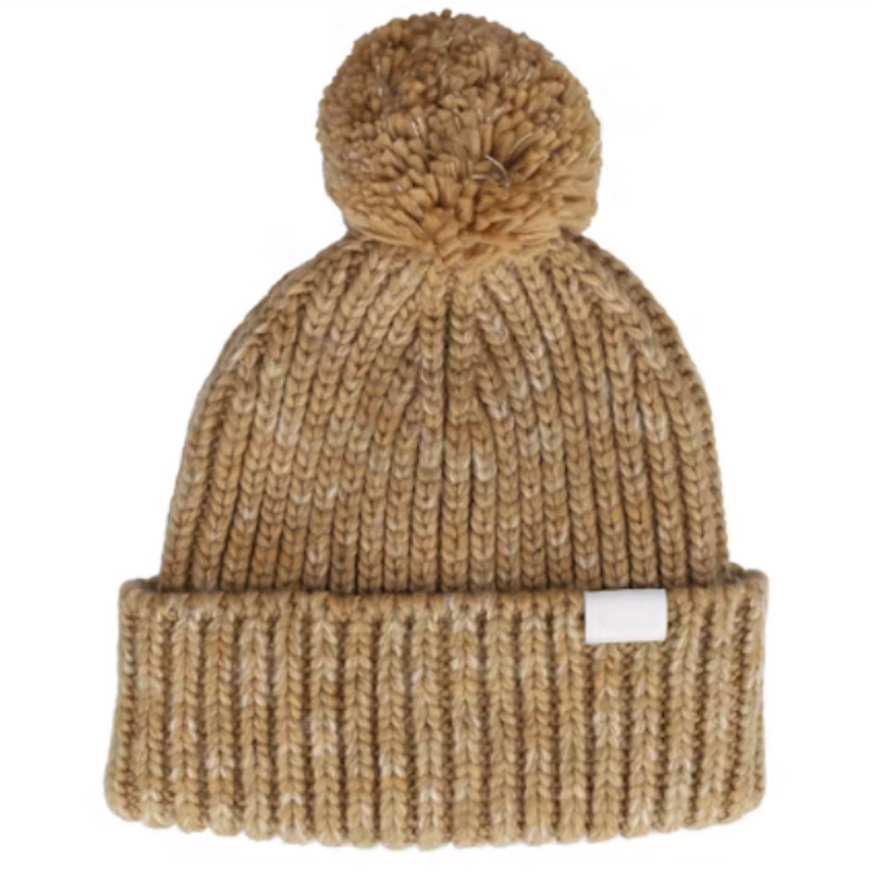 Design Brown Y2k Beanies With Pom Pom Custom Logo Light Winter Hats Warm Knitted Hats for Women Men