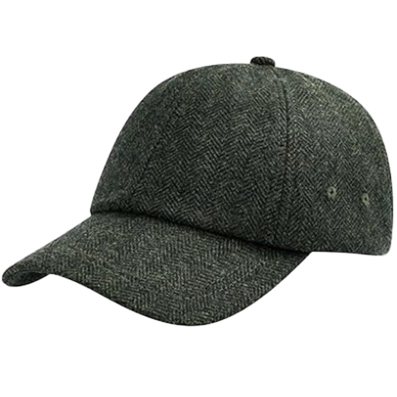 2026 New Vintage Herringbone Twill Cotton 6-Panel Baseball Cap-Adjustable Customizable & Stylish Casual Hat