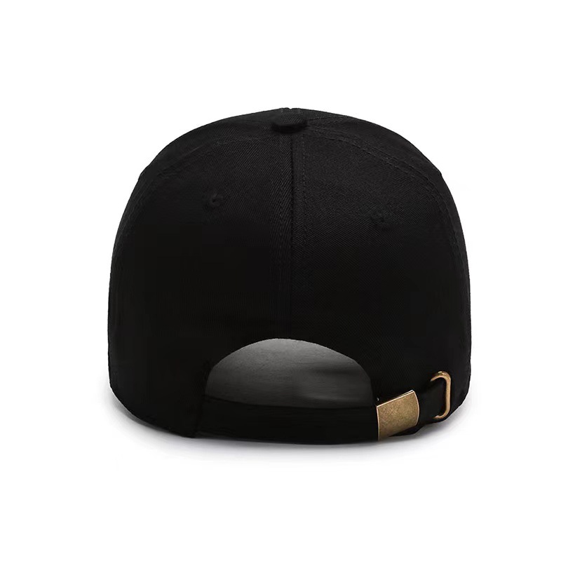 Manufacturer Custom 6-Panel Twill Cotton Sporty Baseball Cap Fashionable 6-Panel Hat Rubber Logo Metal Line Embroidery Puff