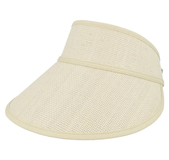 2026 New Style Casual Adjustable Straw Visor Hat for Spring/Summer Outdoor Use