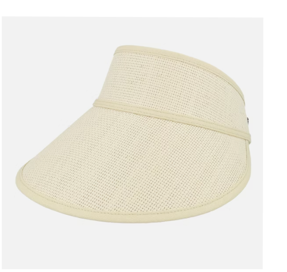2026 New Style Casual Adjustable Straw Visor Hat for Spring/Summer Outdoor Use