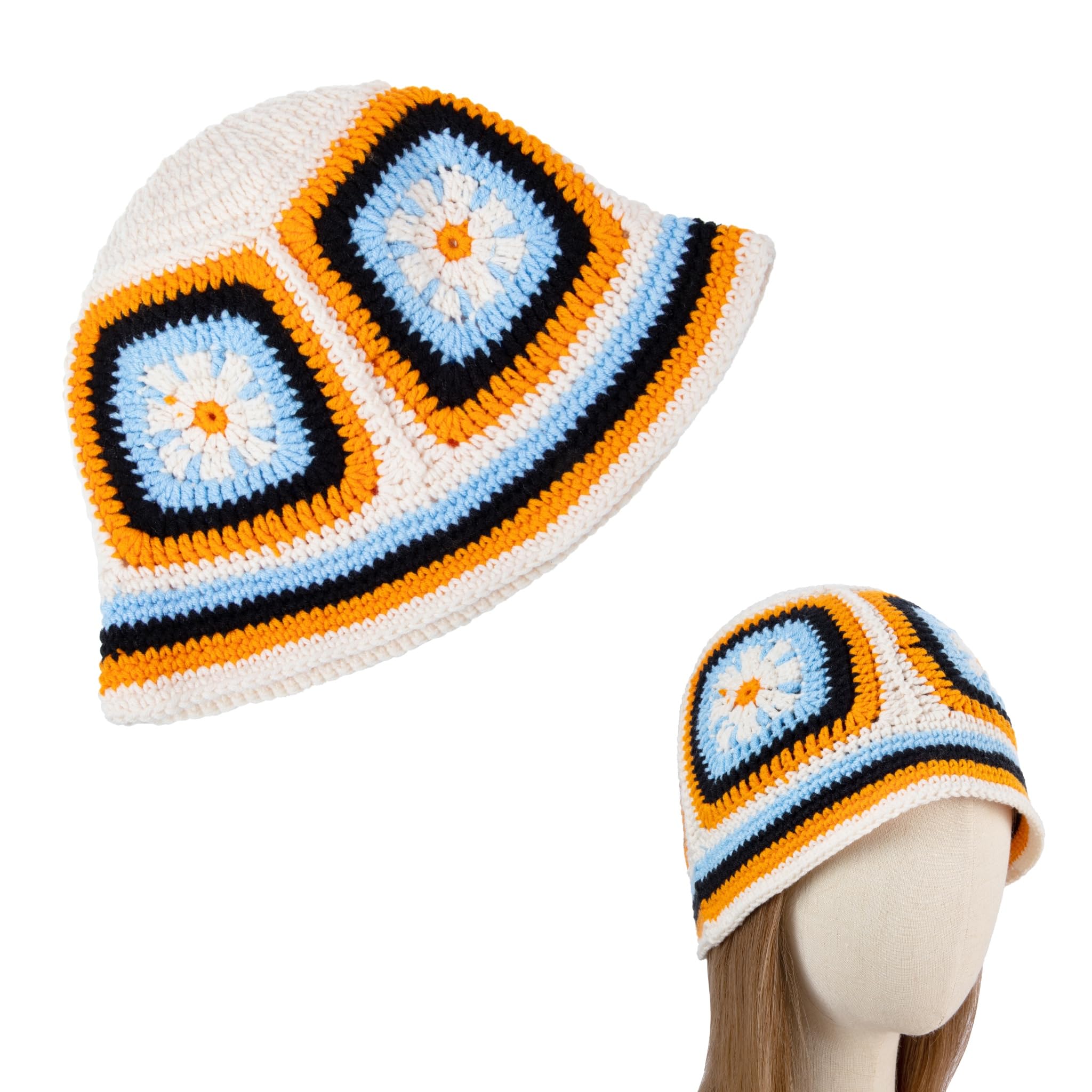 Unisex Lightweight Winter Beanie Soft Warm Cuffed Beanies with Pom Knit Classic Pattern for Men and Women Beach Travel