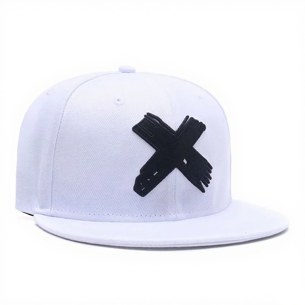 Custom Logo Embroidery 6-Panel Sports Baseball Cap with Common Fabric for Travel Featuring Letter and Character Pattern