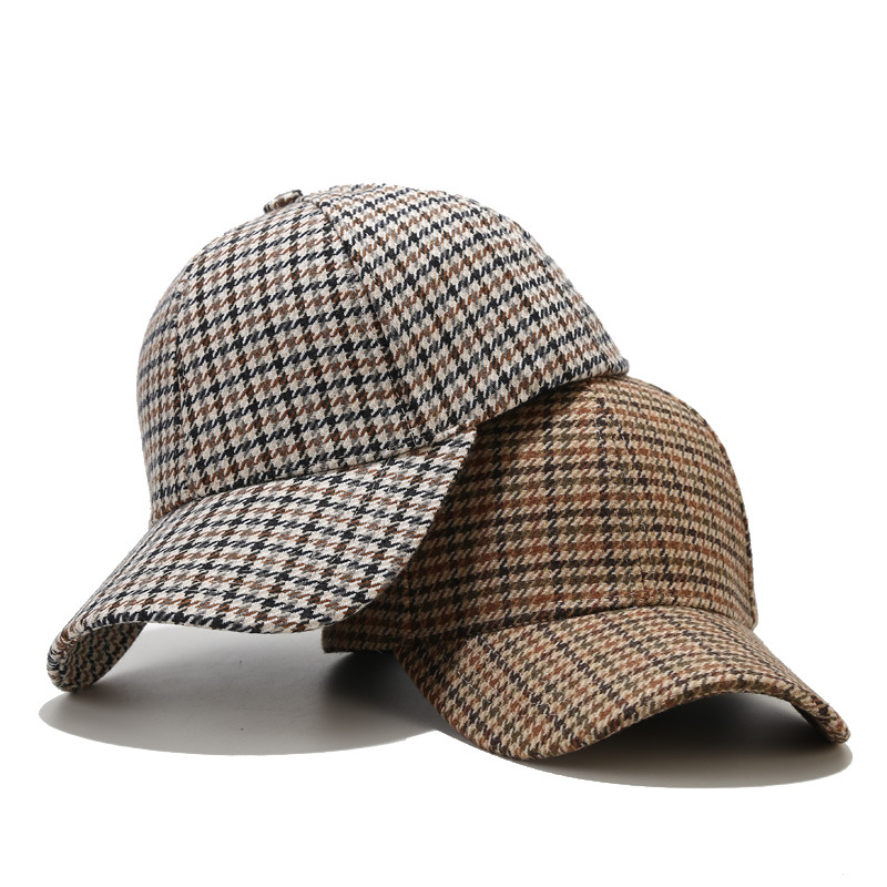 Spring/Summer New Style Baseball Cap Men's/Ladies Fashion Sun Hat Casual Checkered Design
