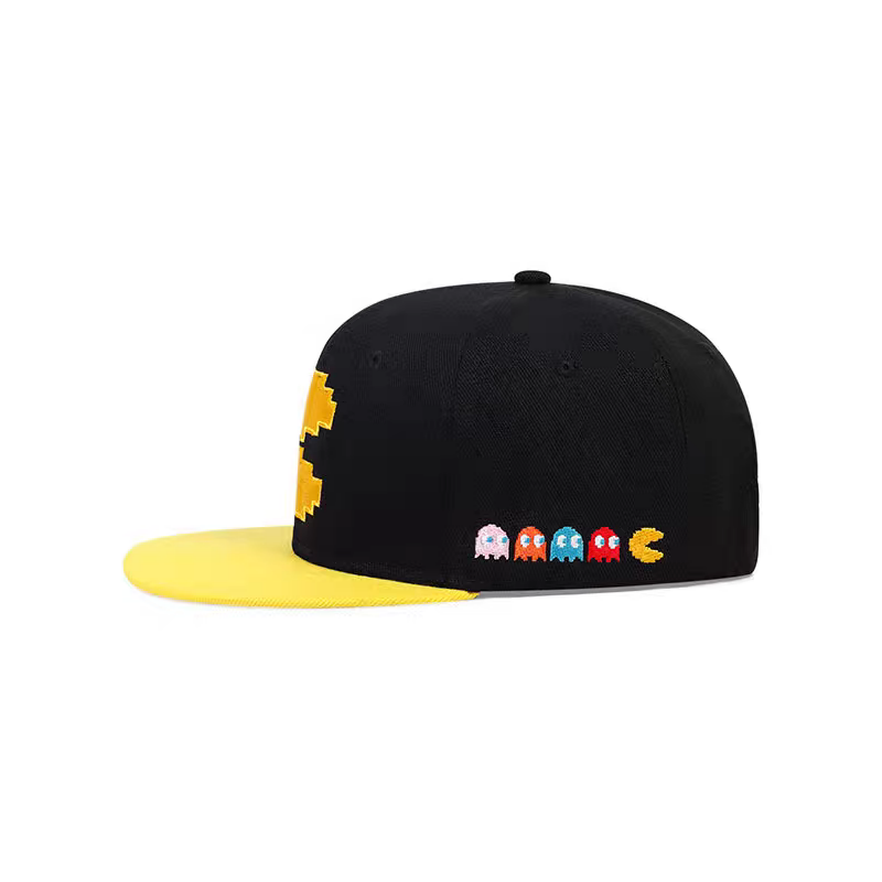 American New Cartoon Embroidery 100% Cotton Sporty Casual Snapback Cap Unisex Summer Sun Protection Cycling Travel Hip