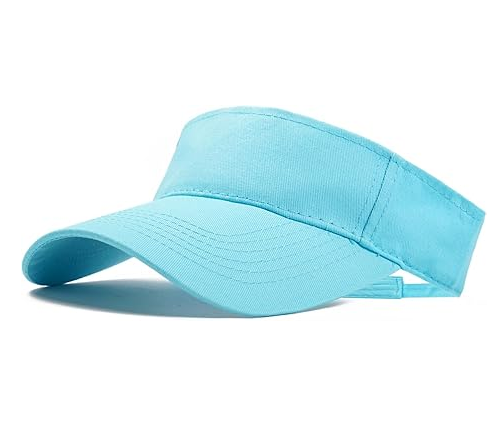 Customize Logo Adjustable Cotton Sun Visor Caps for Women and Men-Sports & Outdoor Use All Seasons