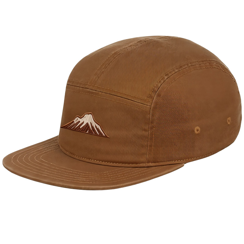 2026 Hot Sell Camper Embroidered Cap Cotton Streetwear Hat, Custom Logo Outdoor Casual Cap for Unisex Vintage Hiking Cap