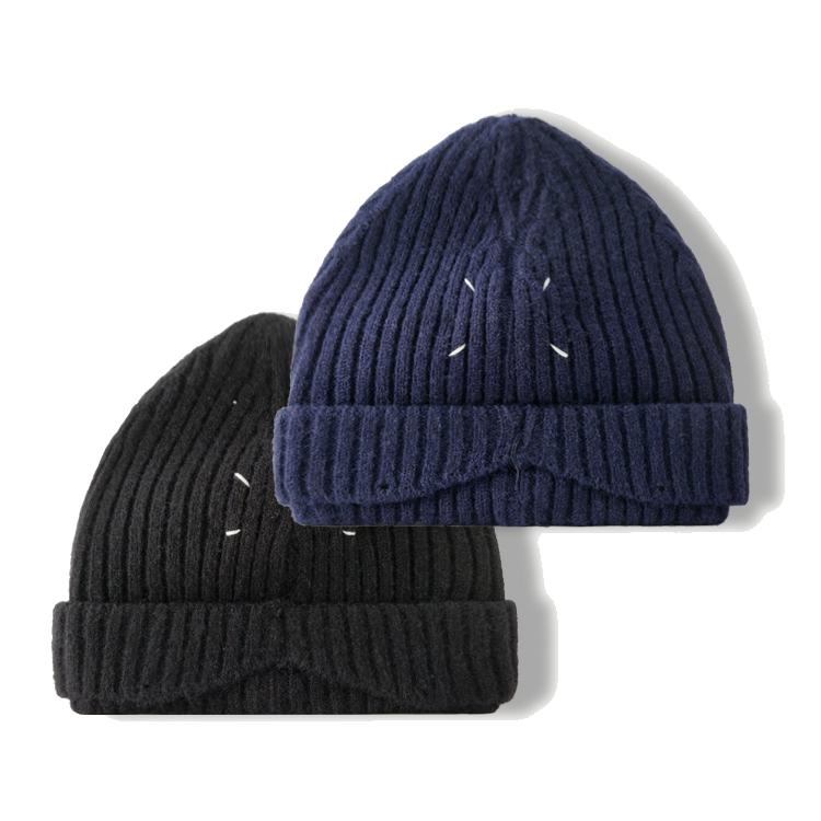 Custom Winter Hats High Quality Unisex Beanie Hat Design Knitted Caps Wholesale With Fashion Logo