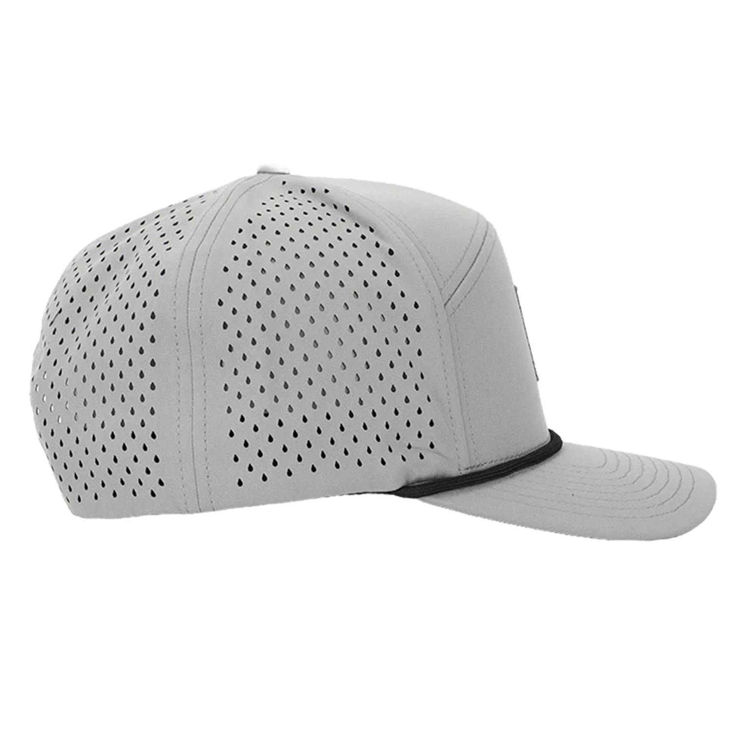 Custom Men's 7-Panel Vintage Trucker Mesh Hat Laser Cutting Perforated Baseball Cap Fashionable for Outdoor Casual Performance