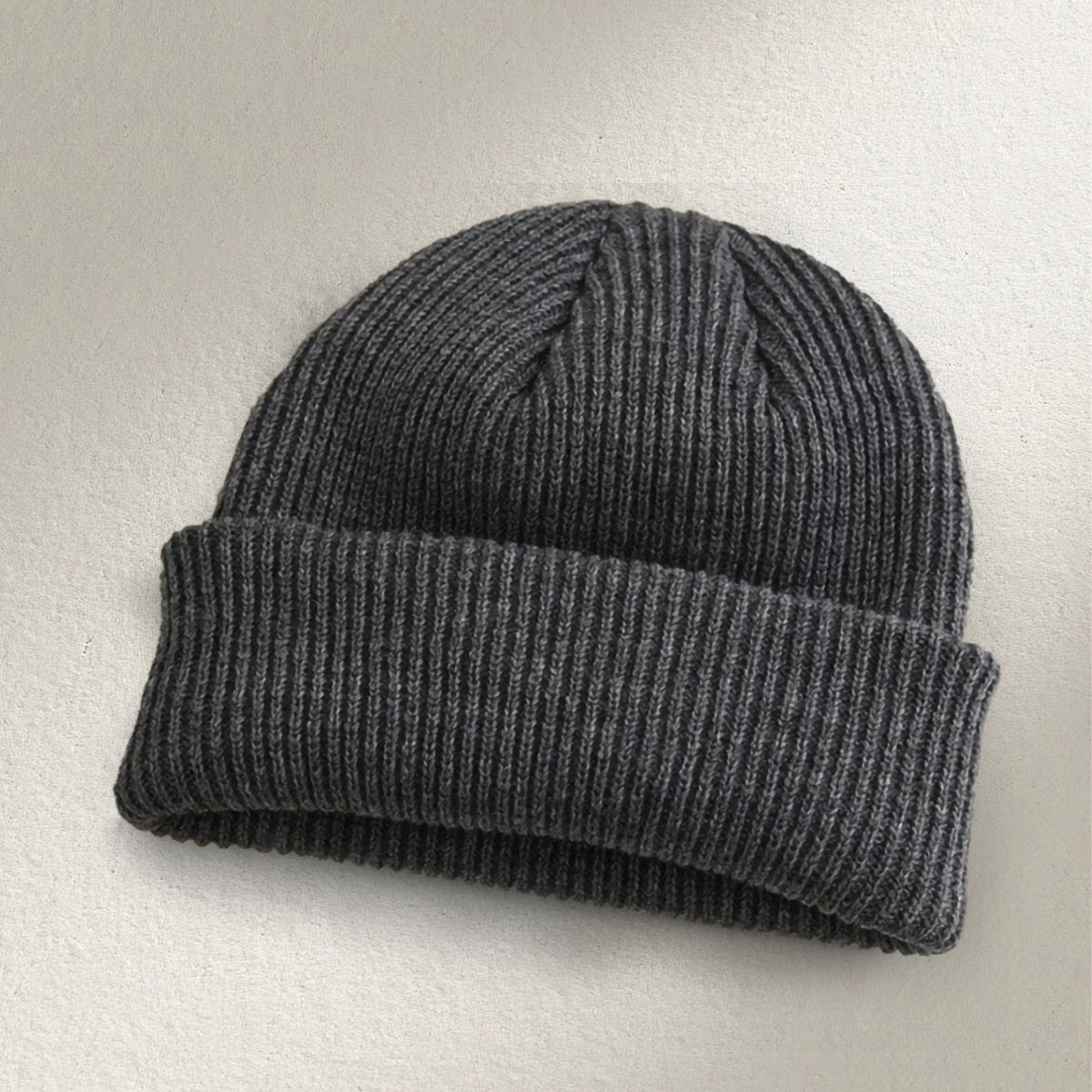 Pure-Color Fashion Beanie Hat Winter Autumn Warm Skull Cap for Men & Women Custom Logo Included for Travel