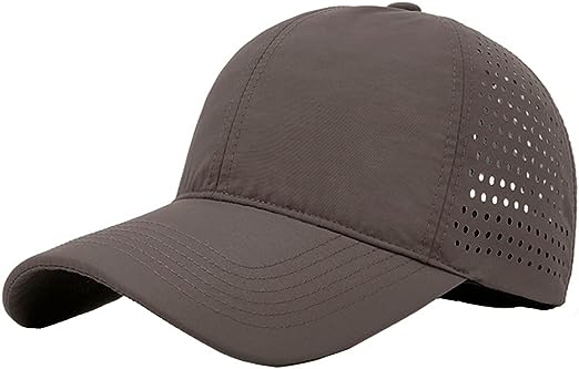 2026 Lightweight Sporty Running Hat Waterproof Quick Dry Mesh with Custom Logo Hand Embroidered Technique