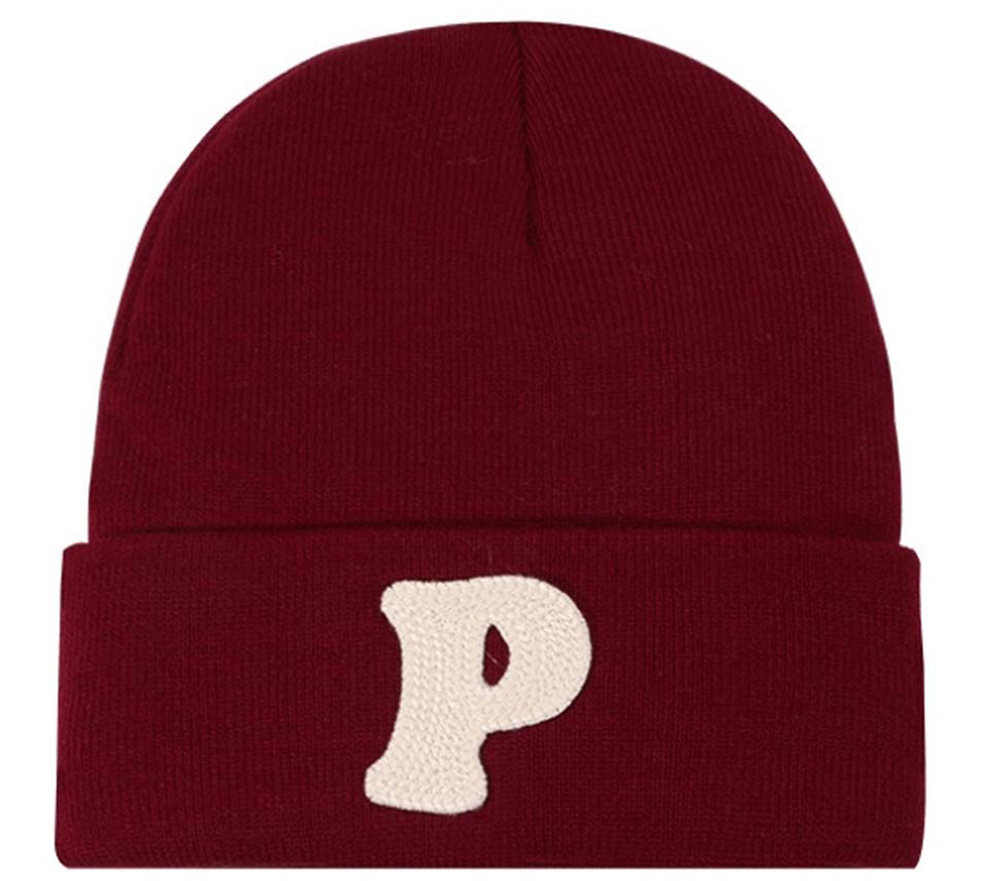 Custom Logo Embroidered Unisex Knit Polyester Cuff Cap Design Your Own Letter Warm Winter Hats Camouflage Soft for Men Women