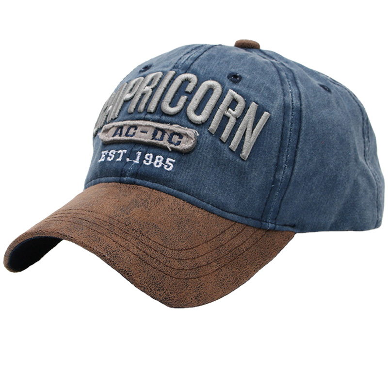 Custom Two-Tone Baseball Caps Embroidered Letter Logo Unisex Casual Sporty Style 100% Cotton Fabric Sports Enthusiasts